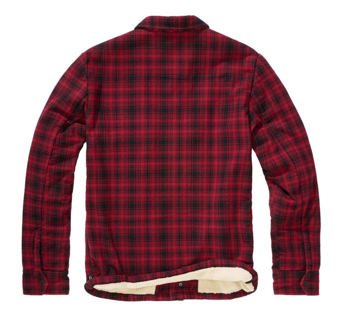 Brandit Classic Sherpa Jacket, Black-Red