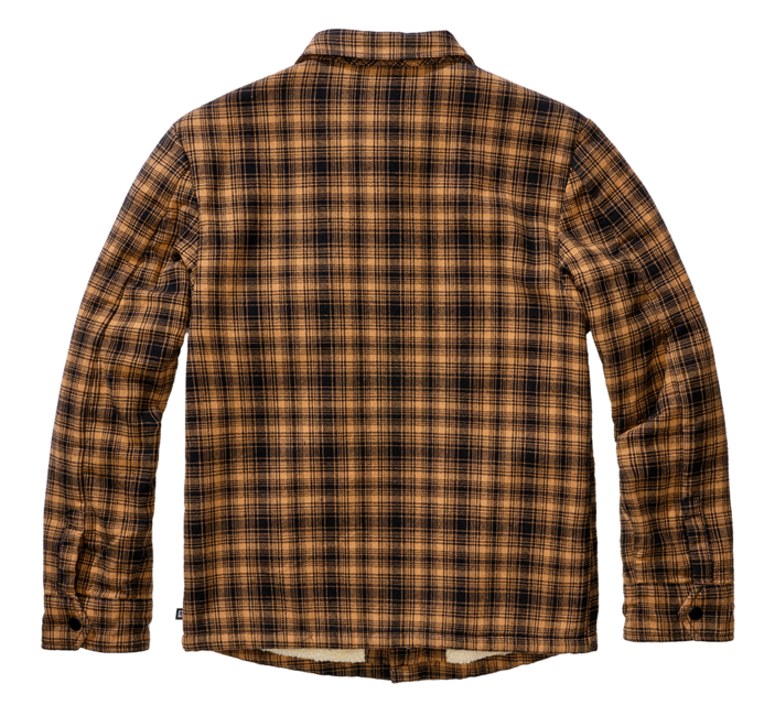 Brandit Classic Sherpa Jacket, Camel-Black