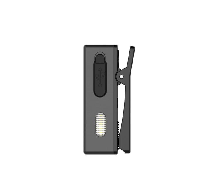 Speras Multifunctional EDC Flashlight with Clip U1, Black
