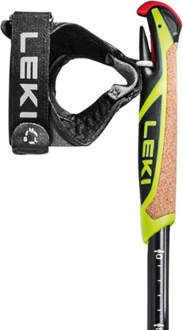 LEKI XTA 6.5 Vario Ραβδί Σκι, Μαύρο-Λευκό-Νέον Κίτρινο, 145 - 165 cm