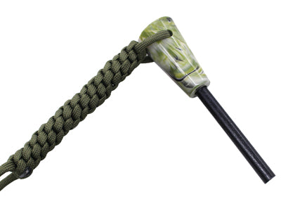 Origin Outdoors Firesteel Stone Ferrocerium Rod, Green