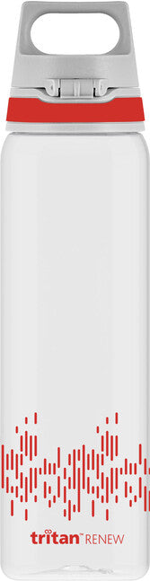 SIGG Total Clear One MyPlan Water Bottle 0.75L Red