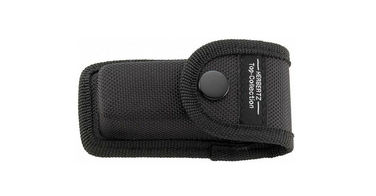 Herbertz TOP-Collection Folding Knife 6.3cm, Black, Aluminum, Nylon Sheath