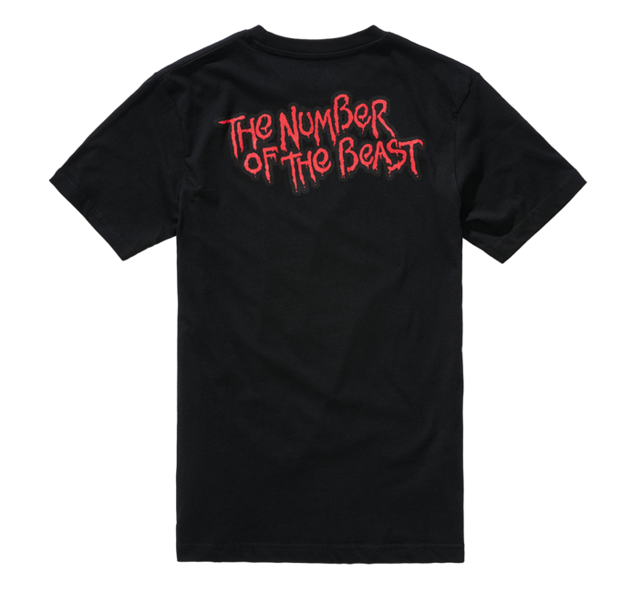 Brandit Iron Maiden T-Shirt Number of the Beast II, Black