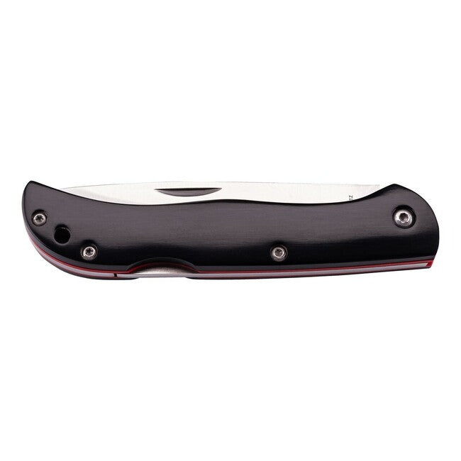 Herbertz Pocket Knife 8.4cm, Black Pakka Wood