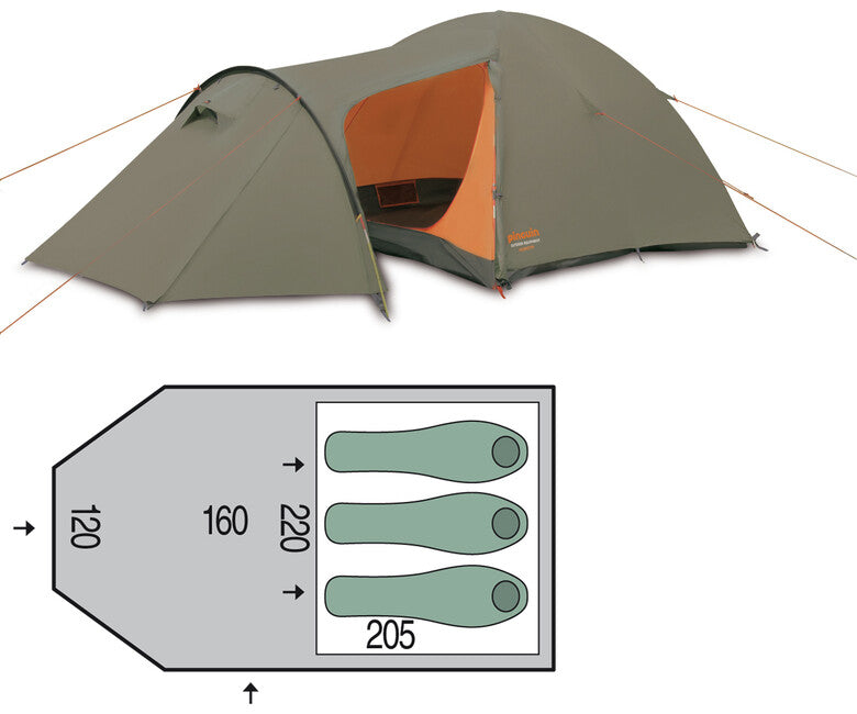 Pinguin Horizon Tent, Khaki