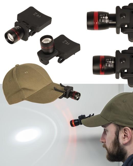 Mil-Tec LED CREE Cap Light, Black