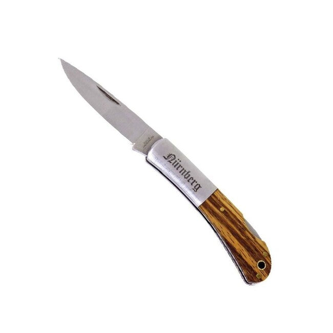 Haller Pocket Knife Tame Stahlbacken Zebrawood, 420RSF, 60mm