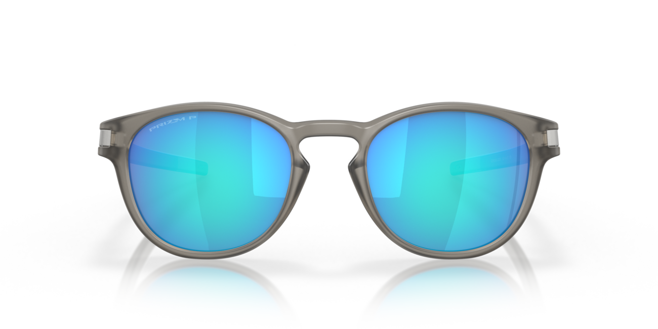 Oakley LATCH Sunglasses, Matte Grey Ink Frame with Prizm Sapphire Iridium Polarized Lenses, 53