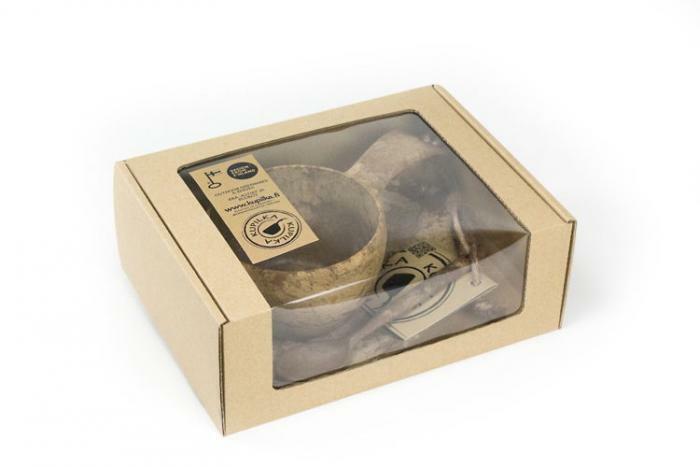 Kupilka Cup with Spoon and Bowl, 210 ml, Brown