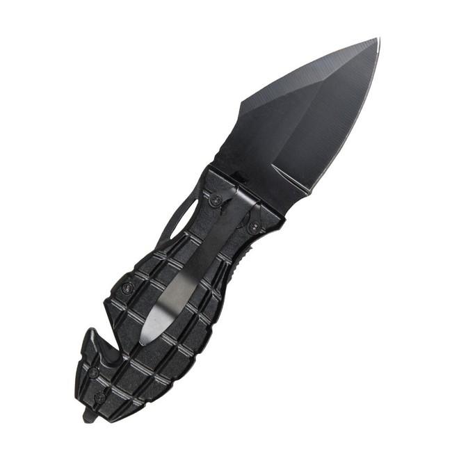 Mil-Tec Grenade Folding Knife, 16.5cm