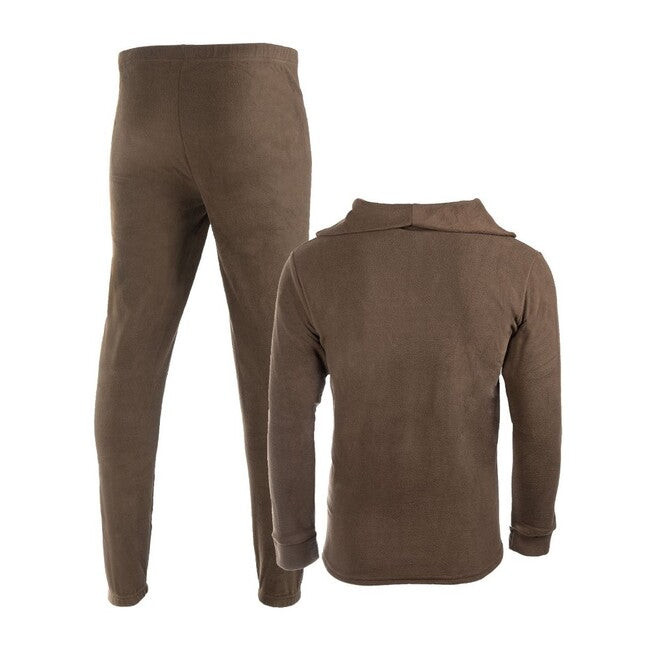 Mil-Tec Thermal Underwear with Zip, Olive