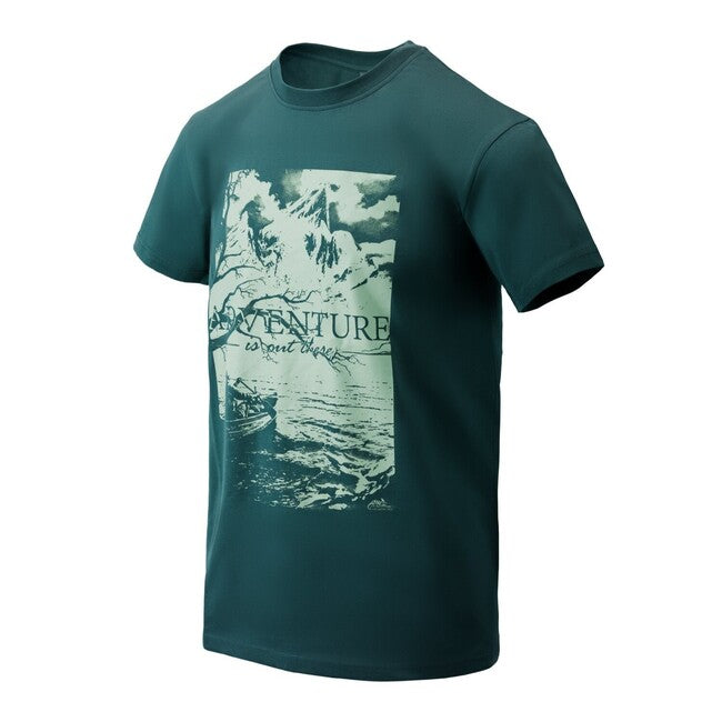 Helikon-Tex Adventure Is Out There T-Shirt, Dark Azure