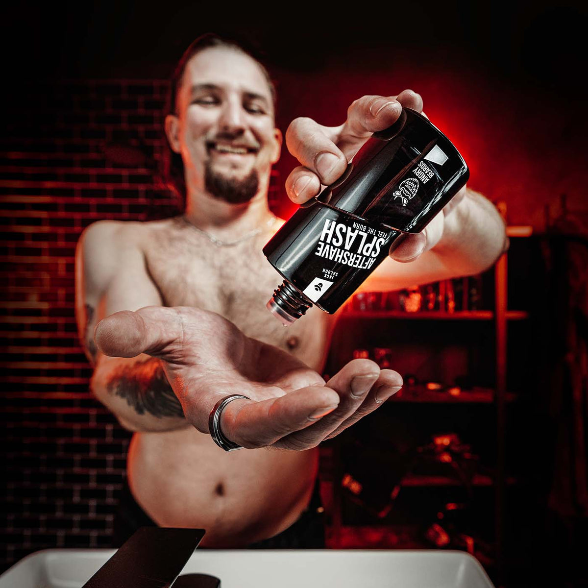 Angry Beards Jack Saloon voda po holení, 100 ml