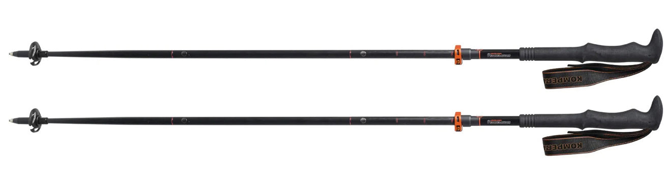 Komperdell Folding Pole Carbon FXP.4 Exp. Vario 105-125 cm 1 Pair