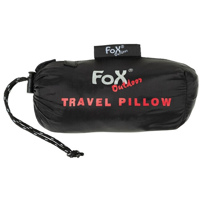 Fox Outdoor Travel Pillow, Inflatable, Black
