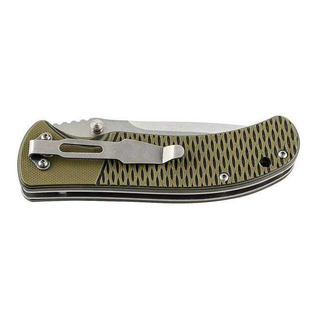 Herbertz Single-Hand Pocket Knife 9cm, G10, Moss Green