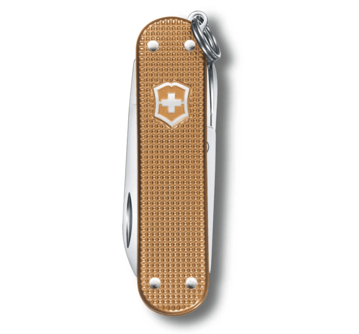 Victorinox Classic Colors Alox Wet Sand Multitool, Khaki, 58mm Knife, 5 Functions