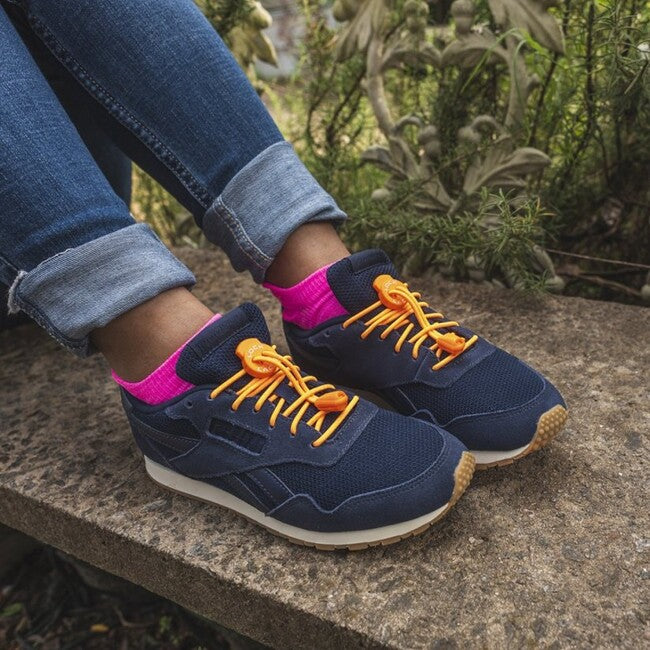 Lock Laces Shoelaces, Orange