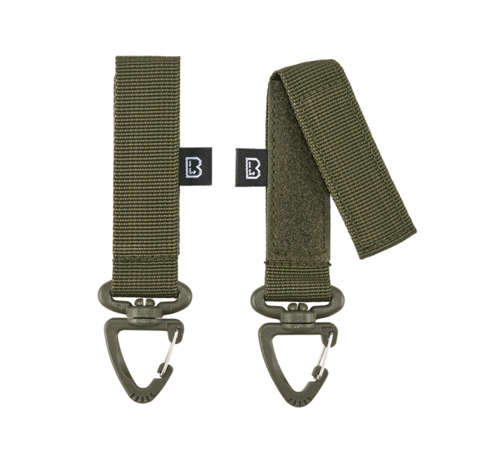 Brandit MOLLE Carabiner 2 Pack, Olive