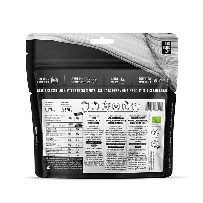 LYOfood Chili Sin Carne 370g