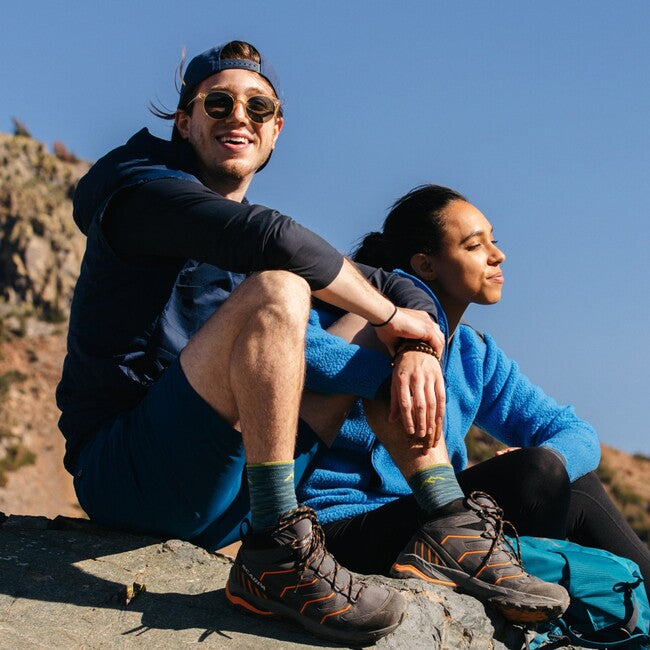 Darn Tough Light Hiker Micro Crew Socks Cushioned, Denim