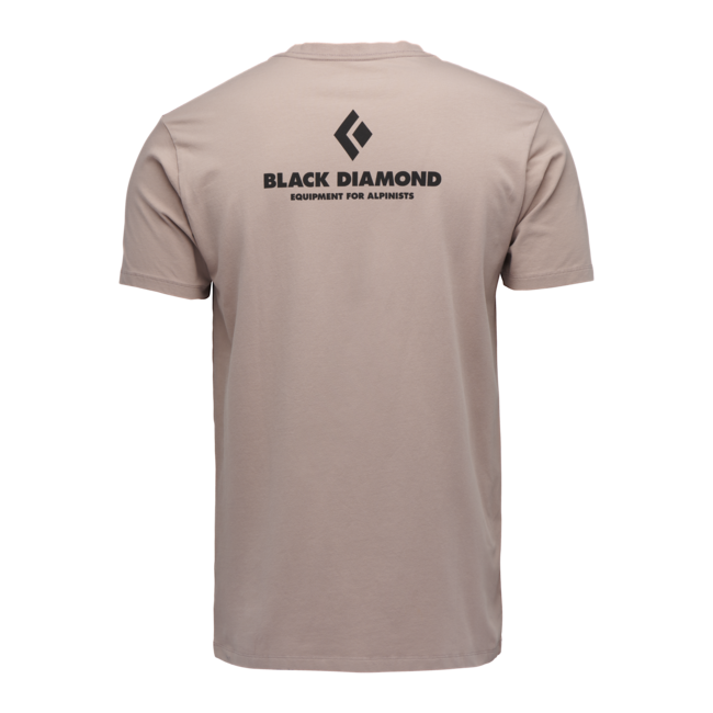 Black Diamond Equipment For Alpinist Men's T-Shirt, Pale Mauve