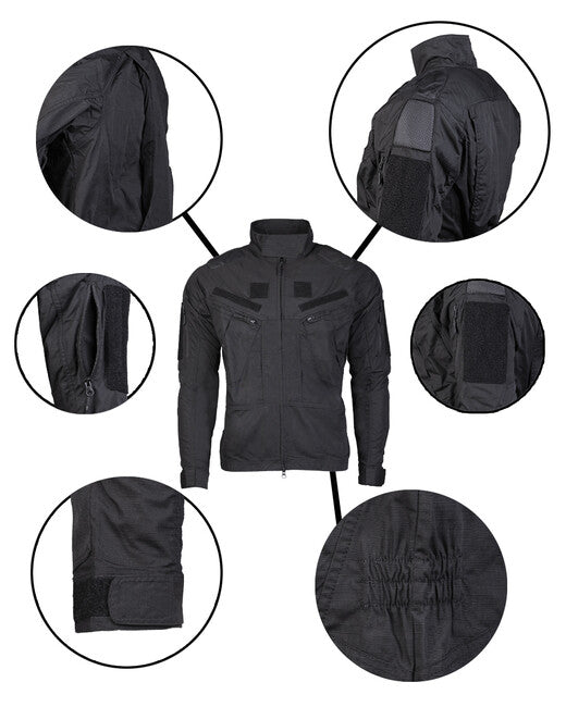 Mil-Tec Combat Chimera Jacket, Black