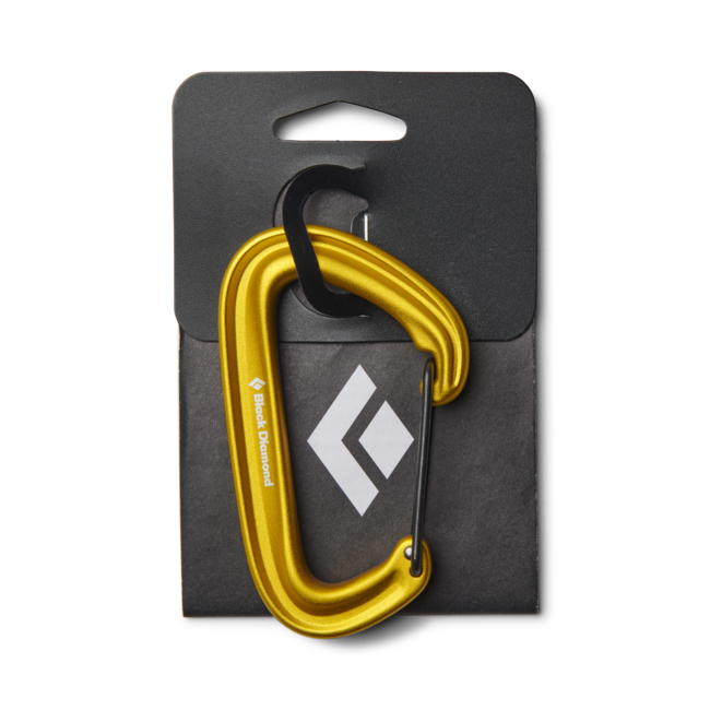 Black Diamond Litewire Carabiner, Yellow