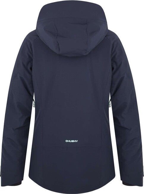 HUSKY Women's Ski Jacket Gambola L, Black/Navy Blue