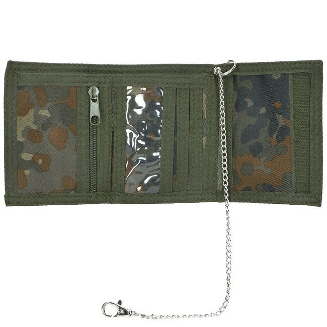 Mil-Tec Wallet with Chain, Flecktarn
