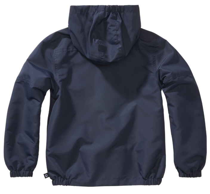 Brandit Kids Summer Frontzip Windbreaker Jacket, Navy Blue