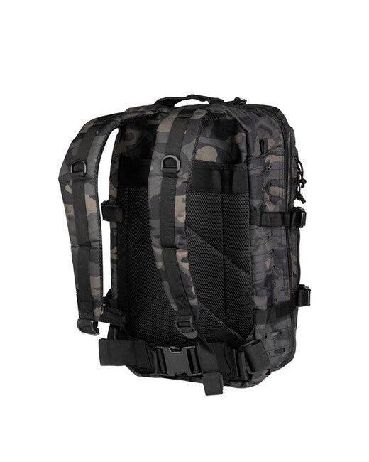 Mil-Tec Dark Camouflage Laser-Cut Assault Backpack LG