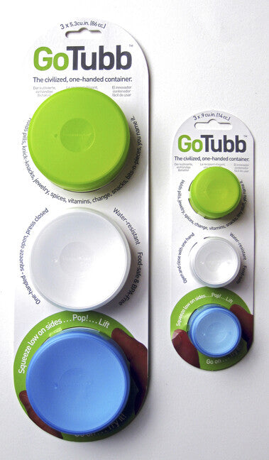 Humangear GoTubb Storage Boxes Set, Colorful, S
