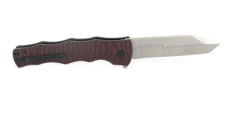 Herbertz TOP-Collection Folding Knife 9.9 cm, Red-Black, G10, Nylon Sheath