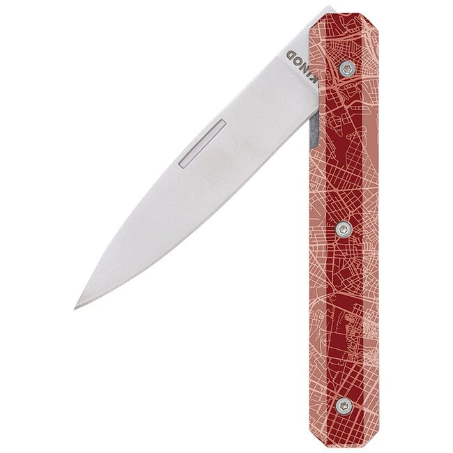 Akinod A03M00015 Pocket Knife 18h07, Downtown Rouge