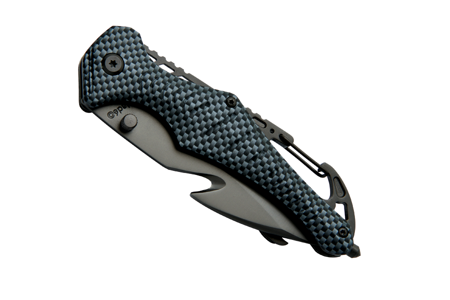 Baladeo ECO202 Emergency Rescue Knife, Black