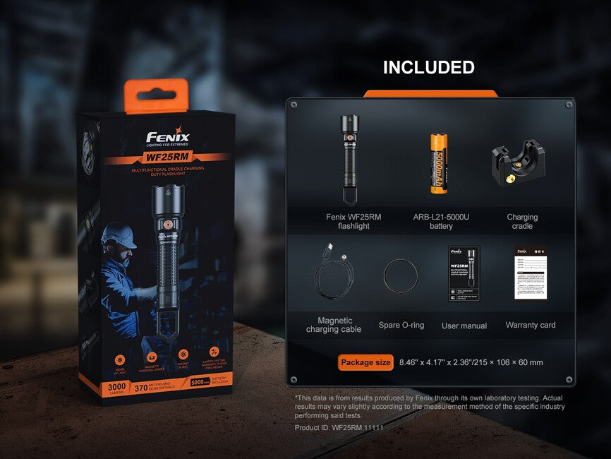 Fenix WF25RM Rechargeable Flashlight
