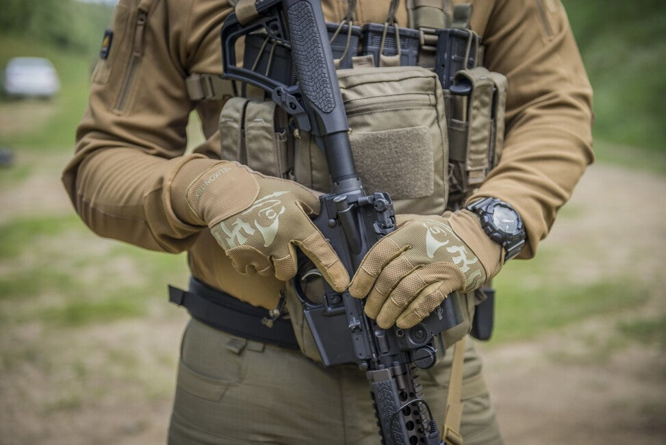 Helikon-Tex Range Tactical Gloves, Coyote/Adaptive Green