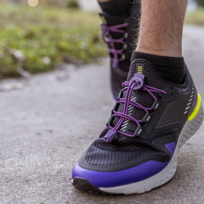 Lock Laces Shoelaces, Purple