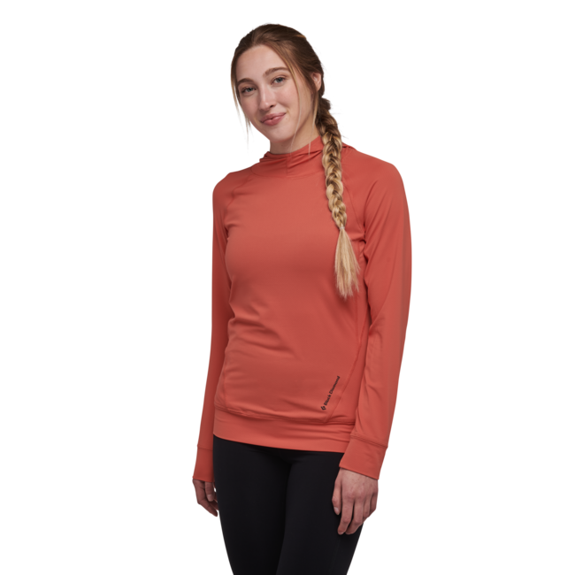 Black Diamond Women's Alpenglow Hoodie, Baja Sunrise
