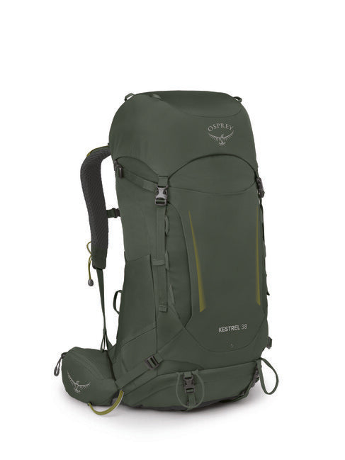 Osprey Kestrel 38 Hiking Backpack, Bonsai Green