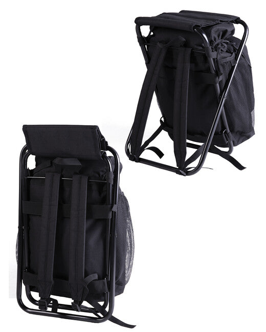 Mil-Tec Backpack with Chair, Black