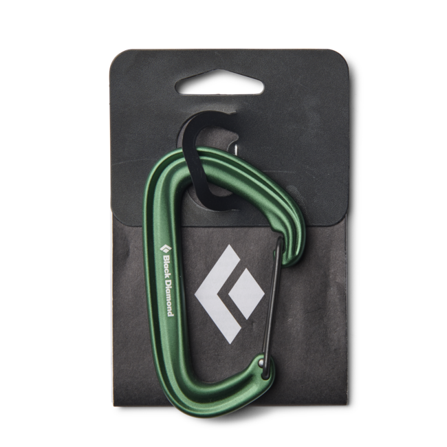 Black Diamond Litewire Carabiner, Green