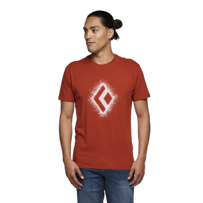 Black Diamond Chalked Up 2.0 Men's T-Shirt, Burnt Sienna