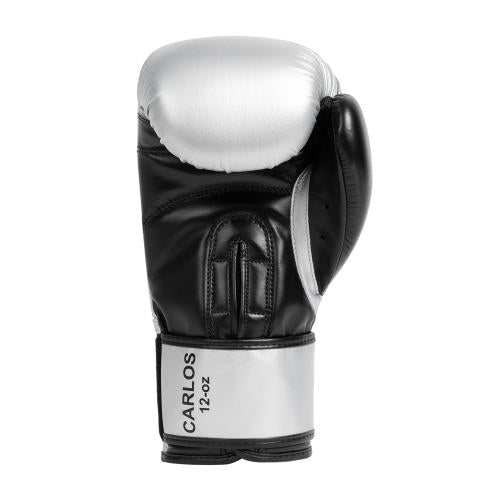 BENLEE Carlos Boxing Gloves, Silver Black