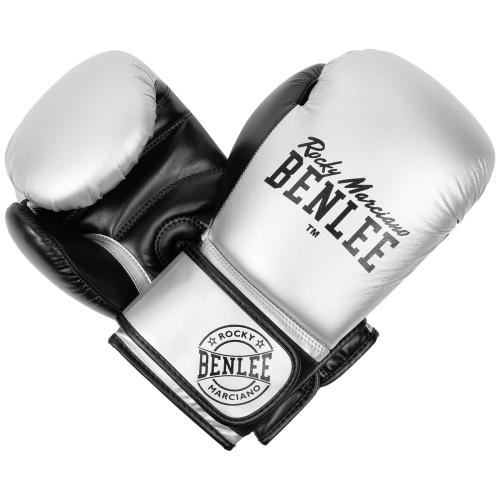 BENLEE Carlos Boxing Gloves, Silver Black