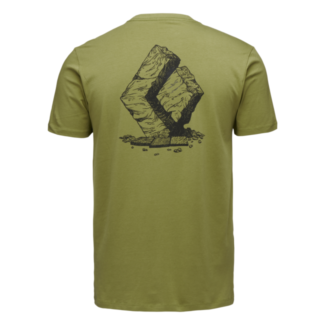 Black Diamond Boulder T-Shirt Men's, Camp Green