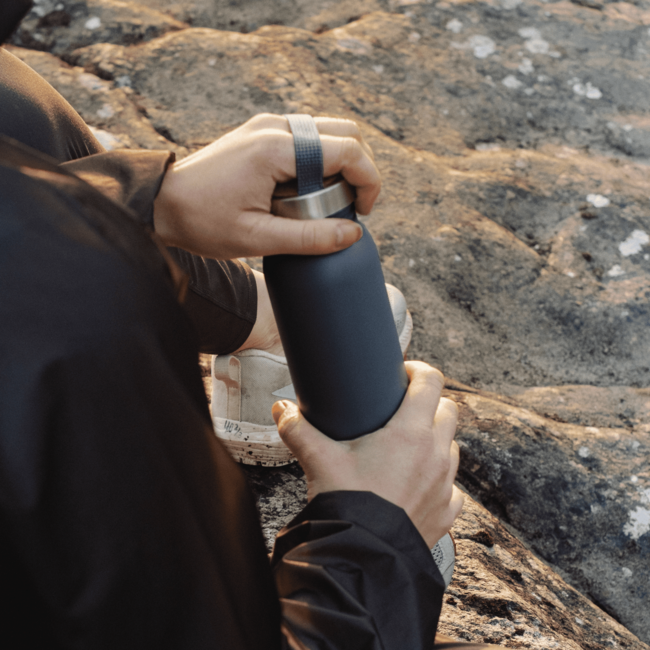 Primus Klunken Stainless Steel Bottle, 0.7 L, Frost