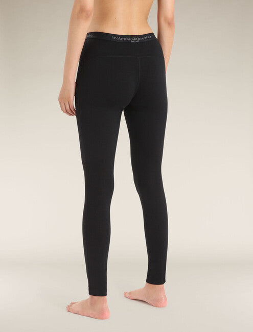 Icebreaker Women's 200 Oasis Thermal Leggings, Black